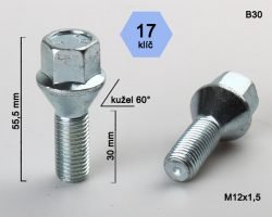 Bolte 12x1,5 30 med H17 B30 (250)