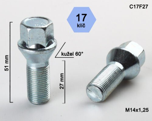 Bolte 14X1,25 27 C17F27 (250)