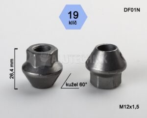 Møtrik 12X1,5 26,4 DF01N (250)