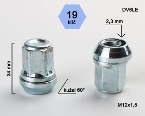 Møtrik 12X1,5 DV6LE (200)