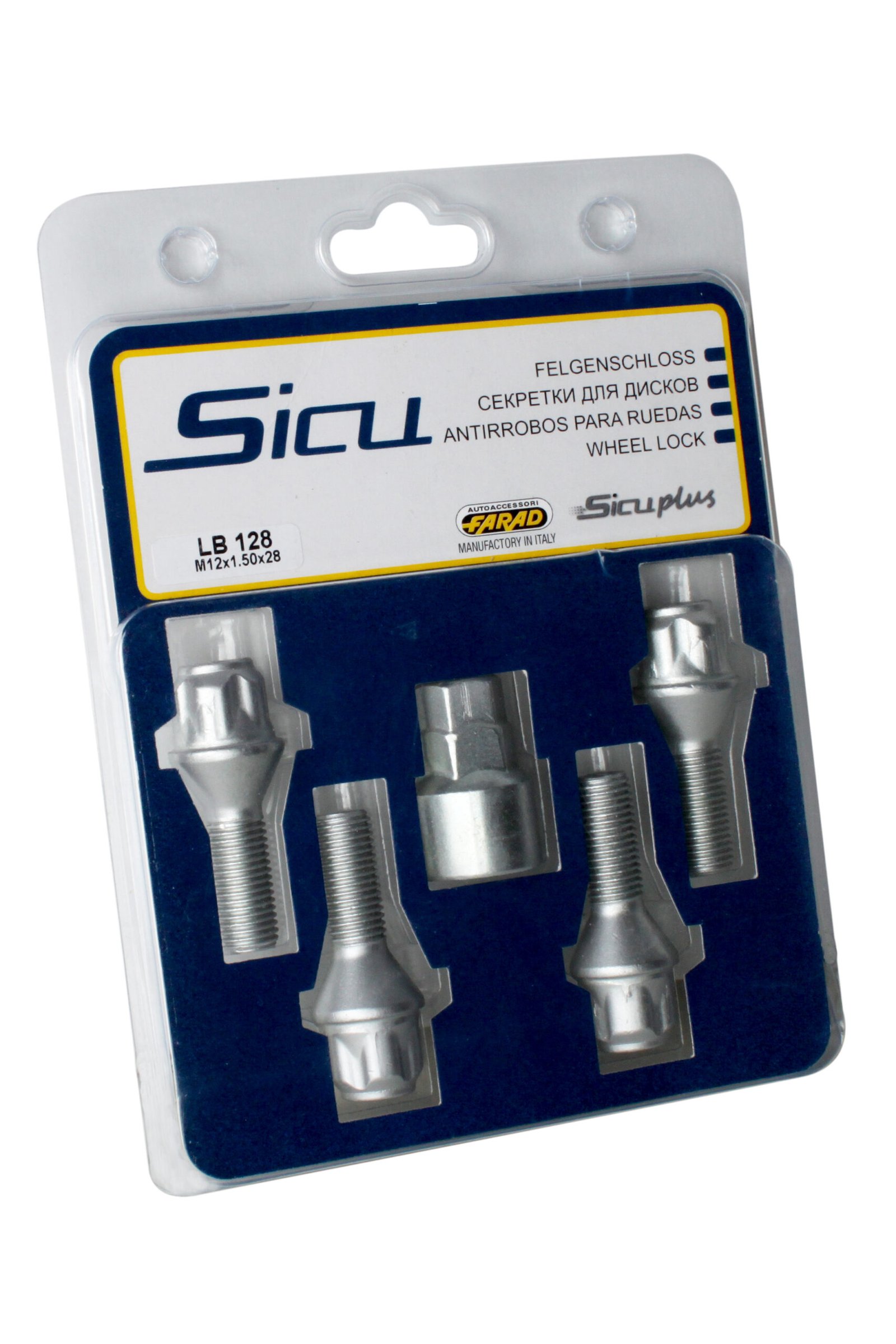Skjulte skruer Sicu 12x1,5 28 kon. 1LB 128 1CH