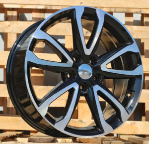 RACINGLINE R18x7.5 5X114.3 ET 49.5 67.1 BY994 Black Polished (MB) For RACIN (Z1)
