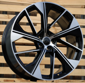 RACINGLINE R18x8 5X112 ET 39 66.5 B5907 (IN5006) Black Polished (MB) For AUD (P2)
