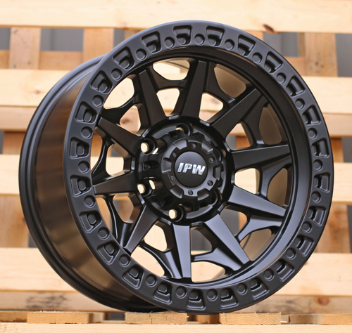 RACINGLINE R17x9 6X139.7 ET 0 110.1 B1950 Satin Black (SB) For 4X4 (K3)