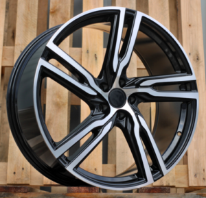 RACINGLINE R18x8 5X108 ET 50 63.3 FE161 (BK5399) Black Polished (MB) For VOLVO (K2+D2)