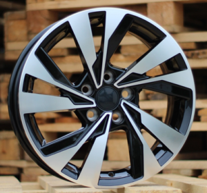 RACINGLINE R15x6 5X100 ET 40 57.1 XE277 Black Polished (MB) For VW (R)