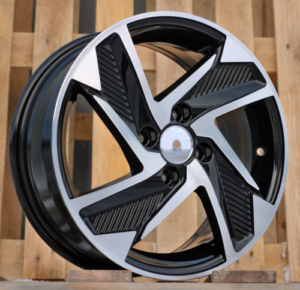 RACINGLINE R15x6 4X100 ET 48 54.1 Y1169 Black Polished (MB) For HYUND (R+L1) (New Model)