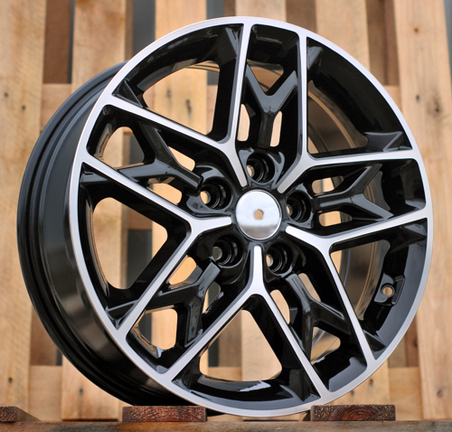 RACINGLINE R17x7 5X114.3 ET 48 67.1 B5567 Black Polished (MB) For KIA (L6)