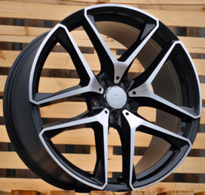 RACINGLINE R21x11 5X112 ET 49 66.6 FE247 Black Polished (MB) For MER (P2) (REAR+FRONT)