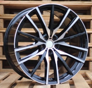 RACINGLINE R21x10.5 5X112 ET 43 66.6 H0324 (BY1473) Black Polished (MB) For  (P+Z1) (Rear+Front)