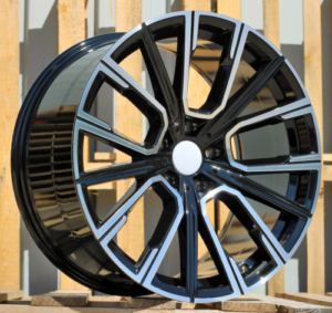 RACINGLINE R20x10 5X112 ET 41 66.6 B5836 Black Polished (MB) For  (P) (Rear+Front)