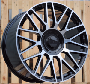 RACINGLINE R21x11 5X112 ET 55 66.6 FE230 Black Polished (MB) For MER