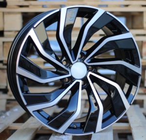 RACINGLINE R17x7.5 5X100 ET 45 57.1 B5780 Black Polished (MB) For VW