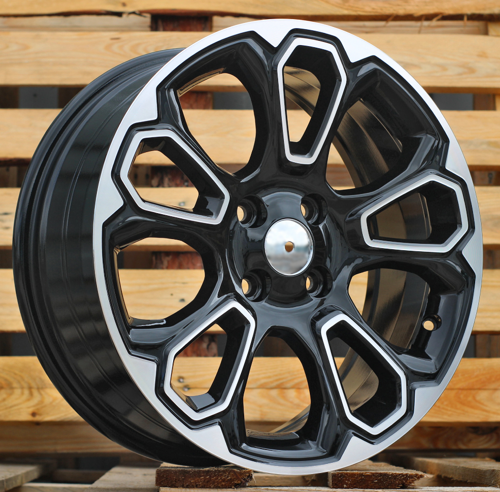 RACINGLINE R17x7 4X108 ET 37.5 65.1 B1136 Black Polished (MB) For FORD (L6)