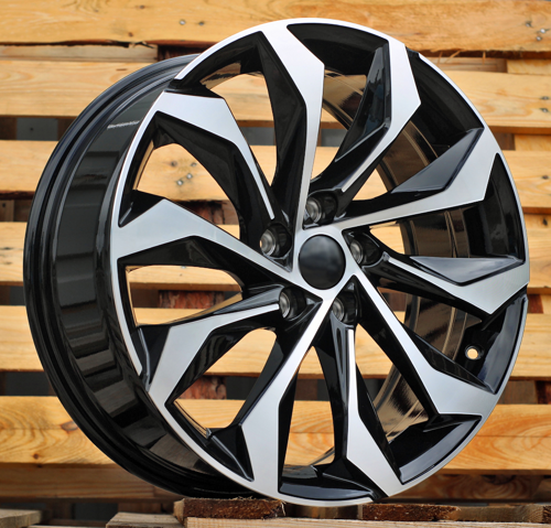 RACINGLINE R20x8 5X112 ET 41 57.1 I1139 Black Polished (MB) For SKODA (Z3) (Kodiaq New Model)