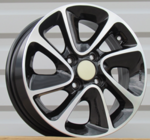RACINGLINE R14x5 4X100 ET 41 54.1 B5387 Black Polished (MB) For HYUND (D4)