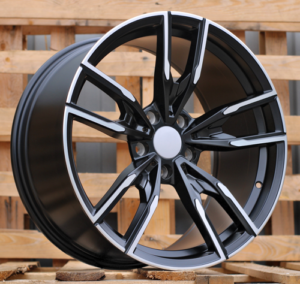RACINGLINE R18x8 5X120 ET 34 72.6 I5478 Black Polished Half Matt (MBHM) For  (P1) (Rear+Front)