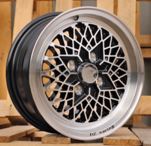 RACINGLINE R13x5.5 4X100 ET 30 67.1 L1352 Black Polished (MB) For RACIN (Z6)