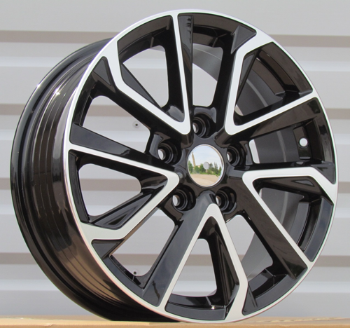 RACINGLINE R16x6.5 5X114.3 ET 45 60.1 FE177 Black Polished (MB) For TOYOT (K7)