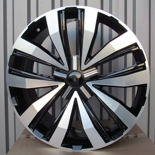 RACINGLINE R17x7.5 5X120 ET 50 65.1 A5377 Black Polished (MB) For VW (P)