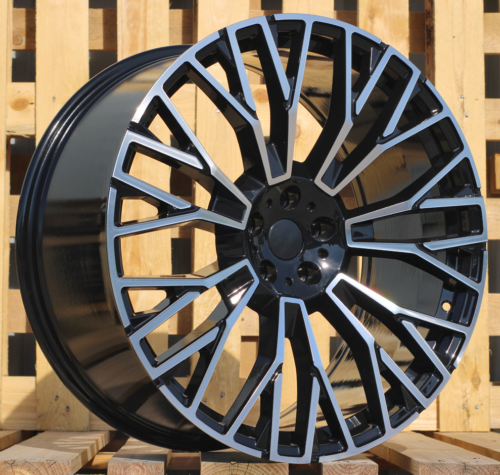 RACINGLINE R21x10.5 5X112 ET 43 66.6 3S1111 Black Polished (MB) For  (K4) (HYBRID FORGED New  X5)