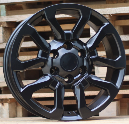 RACINGLINE R18x7.5 6X139.7 ET 25 106 B1623 Black Half Matt (BLHM) For TOYOT (Z2) (4x4)