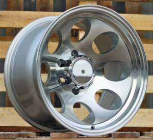 RACINGLINE R16x10 6X139.7 ET M44 110.1 BY997 Polished Silver (MS) For 4X4 (K3)