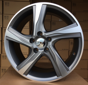 RACINGLINE R17x7.5 5X108 ET 50 63.4 BY115 Grey Polished (MG) For VOLVO (P+R+Z4)