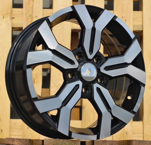 RACINGLINE R17x6.5 5X114.3 ET 50 66.1 B1110 Black Polished (MB) For DACIA (P)