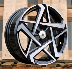 RACINGLINE R16x6.5 4X100 ET 45 54.1 Y1237 Black Polished (MB) For HYUND (K4)