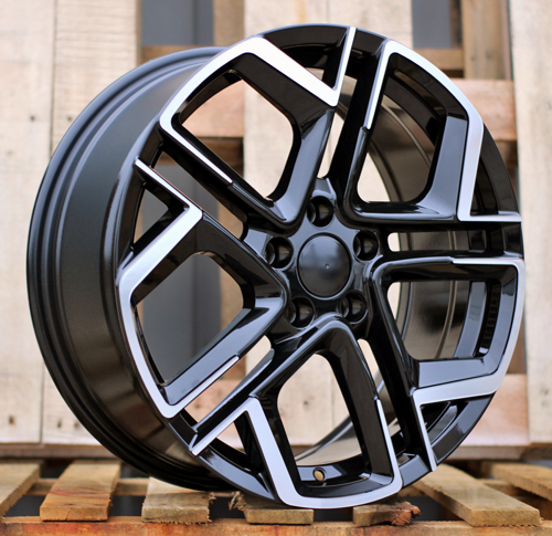 RACINGLINE R20x8.5 5X112 ET 38 57.1 Y1243 Black Polished (MB) For VW (K4) (New Tiguan)
