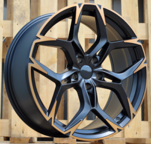 RACINGLINE R18x8 5X112 ET 40 57.1 I5572 (FBX220) Black Polished Half Matt Cooper (MBHMC) For CUPRA (Z5+K8) (HYBRID FORGED)