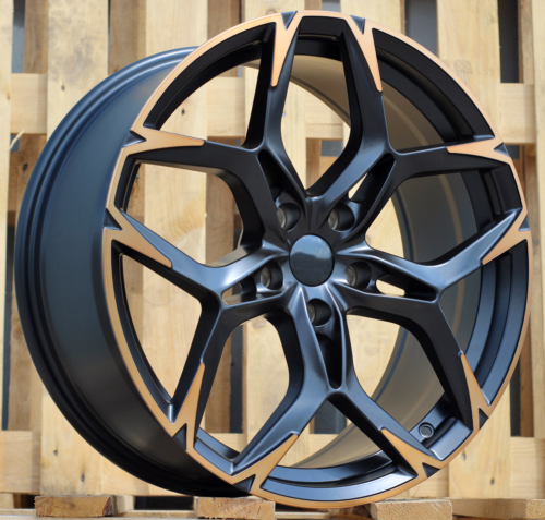 RACINGLINE R19x8.5 5X112 ET 40 57.1 I5572 (FBX220) Black Polished Half Matt Cooper (MBHMC) For CUPRA (K8+P2) (HYBRID FORGED)