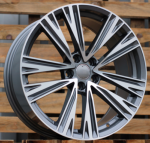 RACINGLINE R19x8.5 5X112 ET 40 66.5 B1424 Grey Polished (MG) For AUD (P2+Z4)