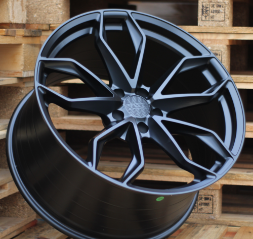 HAXER R21x10 5X112 ET 46 66.6 HX021 (3S104B) Black Half Matt (BLHM) For HAXER (K4+P) (HYBRID FORGED)