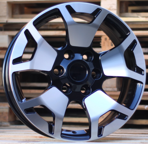 RACINGLINE R18x7.5 6X139.7 ET 25 106 B1460 Black Polished (MB) For TOYOT (Z2) (4x4)