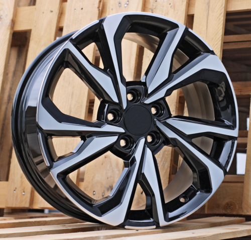 RACINGLINE R17x7 5X114.3 ET 45 64.1 A5563 Black Polished (MB) For HOND (P)