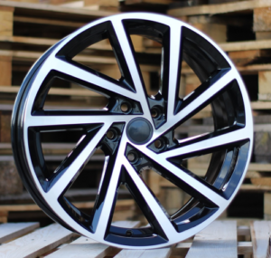 RACINGLINE R16x6.5 5X112 ET 45 57.1 B5329 Black Polished (MB) For VW (R)