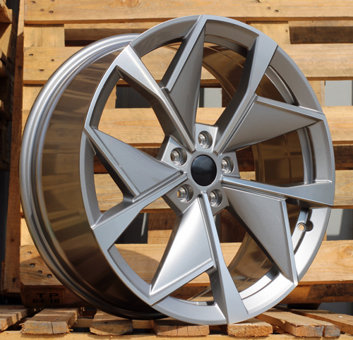 RACINGLINE R20x8 5X112 ET 45 57.1 I5638 Grey Polished (MG) For SKODA (Z5) (New Model)