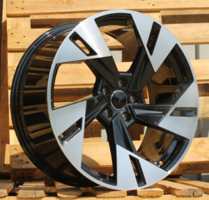 RACINGLINE R18x8 5X112 ET 39 66.5 I5640 Black Polished (MB) For AUD (P2) (NEW Model)