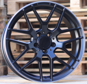 RACINGLINE R18x8 5X112 ET 40 66.6 A1257 Black Half Matt+Polished Lip (BLHMPL) For MER (P)