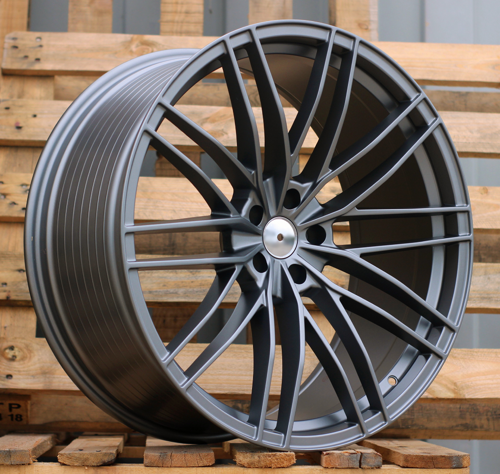 RACINGLINE R23x10 5X112 ET 15 66.5 F1995 (IN417) Gun Metal Half Matt (GMHM) For AUD (Z5) (ABT Style)