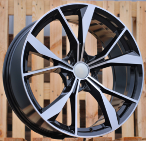 RACINGLINE R19x8 5X112 ET 41 57.1 B5808 (IN5595) Black Polished (MB) For VW (P2)