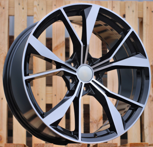 RACINGLINE R20x8.5 5X112 ET 38 57.1 B5808 Black Polished (MB) For VW (K4)