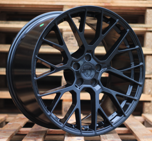 RACINGLINE R20x10 5X112 ET 19 66.5 BK998 (SLY005) Black (BL) For PORCH (K7+P2+Z5) (Rear+Front)