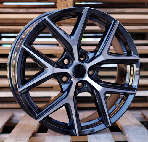 RACINGLINE R18x7.5 5X114.3 ET 45 60.1 FE148 (Y1140) Black Polished (MB) For TOYOT (K4)