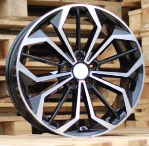 RACINGLINE R18x8 5X108 ET 55 63.4 FE187 (FBX216) Black Polished (MB) For FORD (Z4) (HYBRID FORGED)