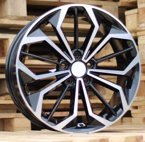 RACINGLINE R18x8 5X108 ET 55 63.4 FE187 (FBX216) Black Polished (MB) For FORD (Z4) (HYBRID FORGED)