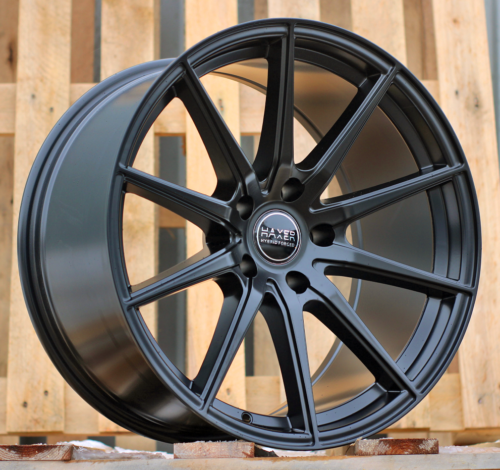 HAXER R20x10.5 5X120 ET 20 74.1 HX034 (B5797) Black Half Matt (BLHM) For HAXER (K2) (Rear+Front)