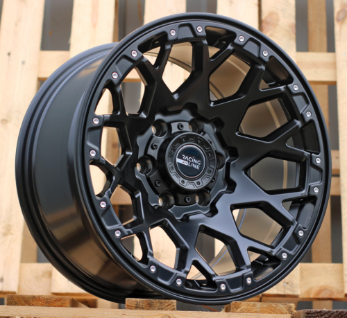 RACINGLINE R17x9 6X139.7 ET M6 87.1 B1108 Black Half Matt (BLHM) For 4X4 (R+K4)